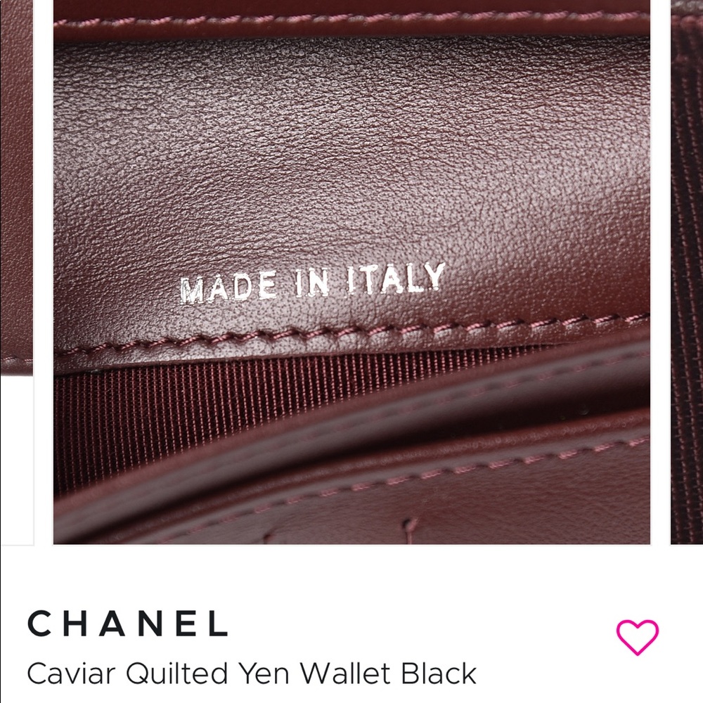 Chanel Caviar Quilted Yen Wallet - Picture 8 of 16